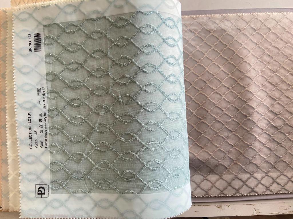 Lotus Collection - Wave Sheer Fabric Swatch