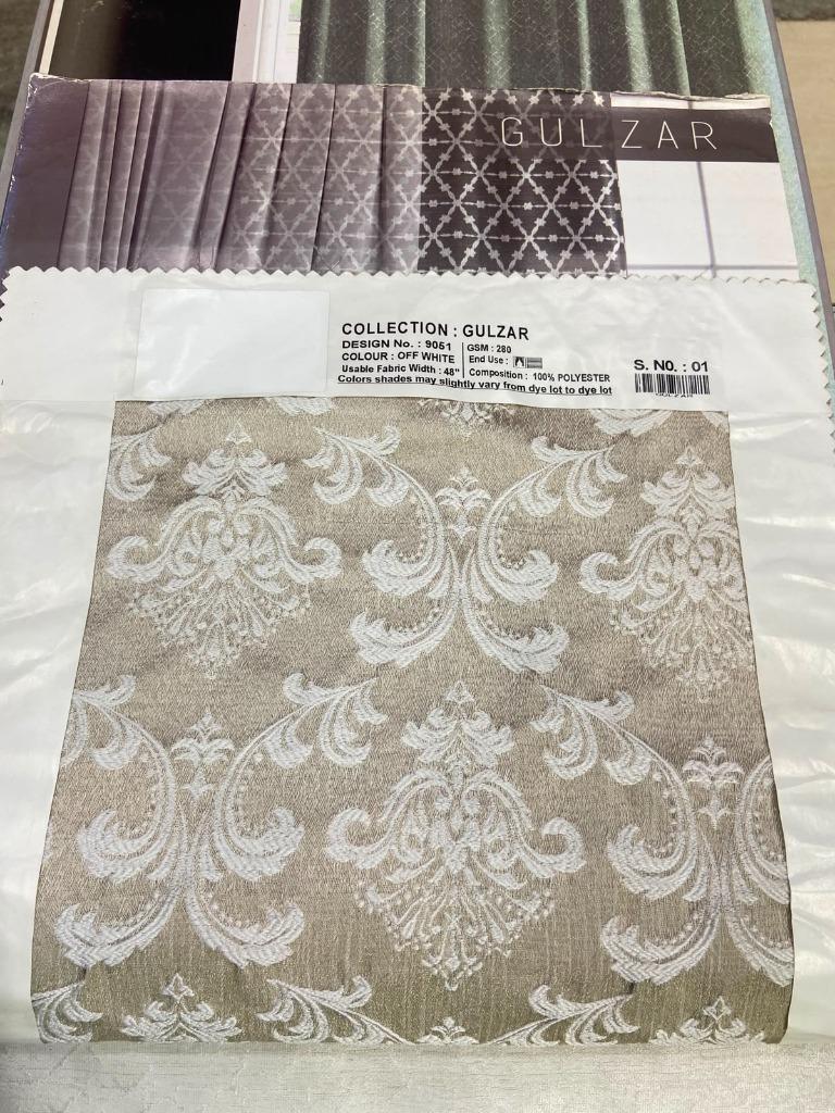 Gulzar Collection - Off White Fabric Swatch