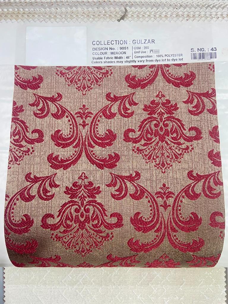 Gulzar Collection - Steel Grey Fabric Swatch