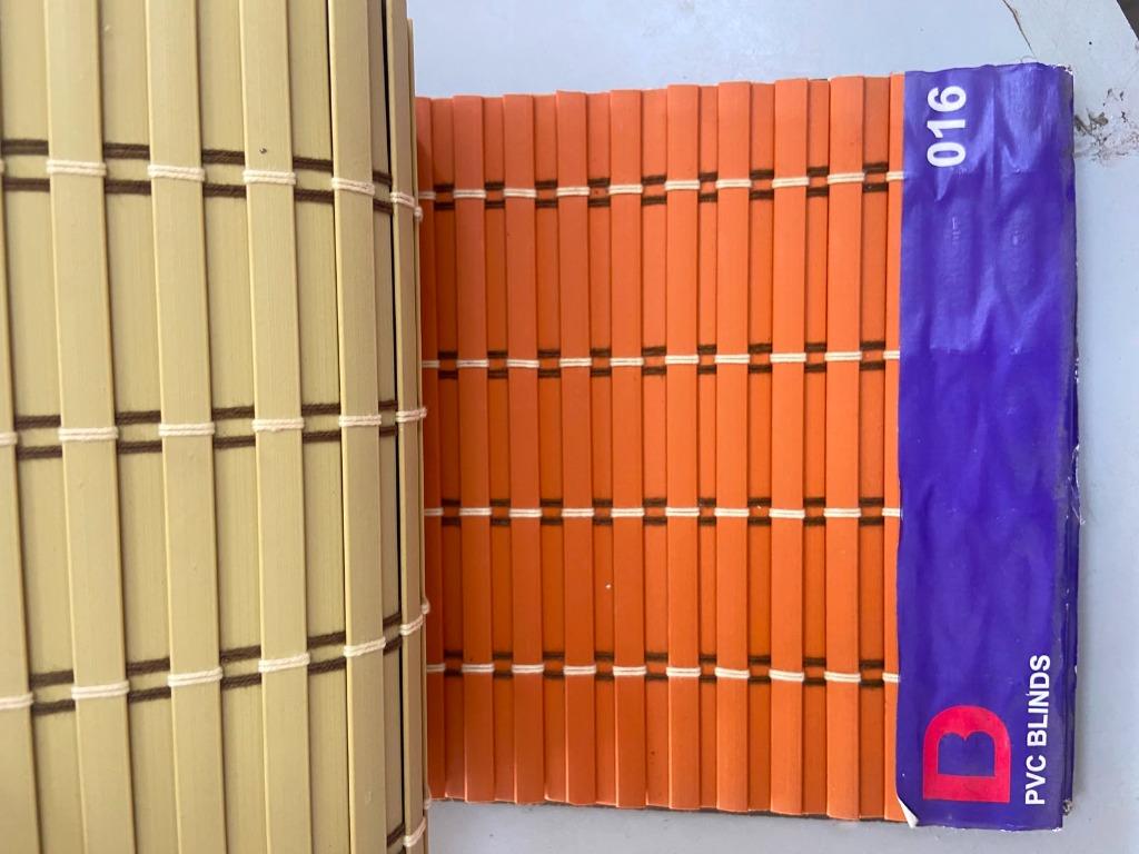 Wood-look PVC roll blinds swatch 016