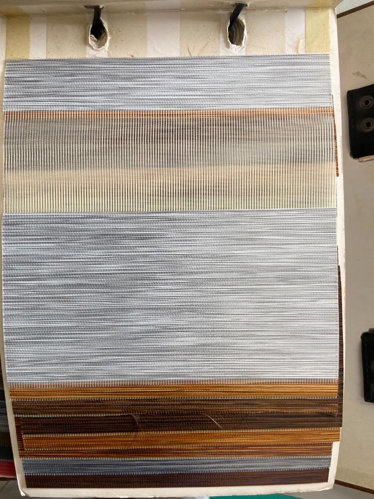 Zebra blinds swatch neutral linen